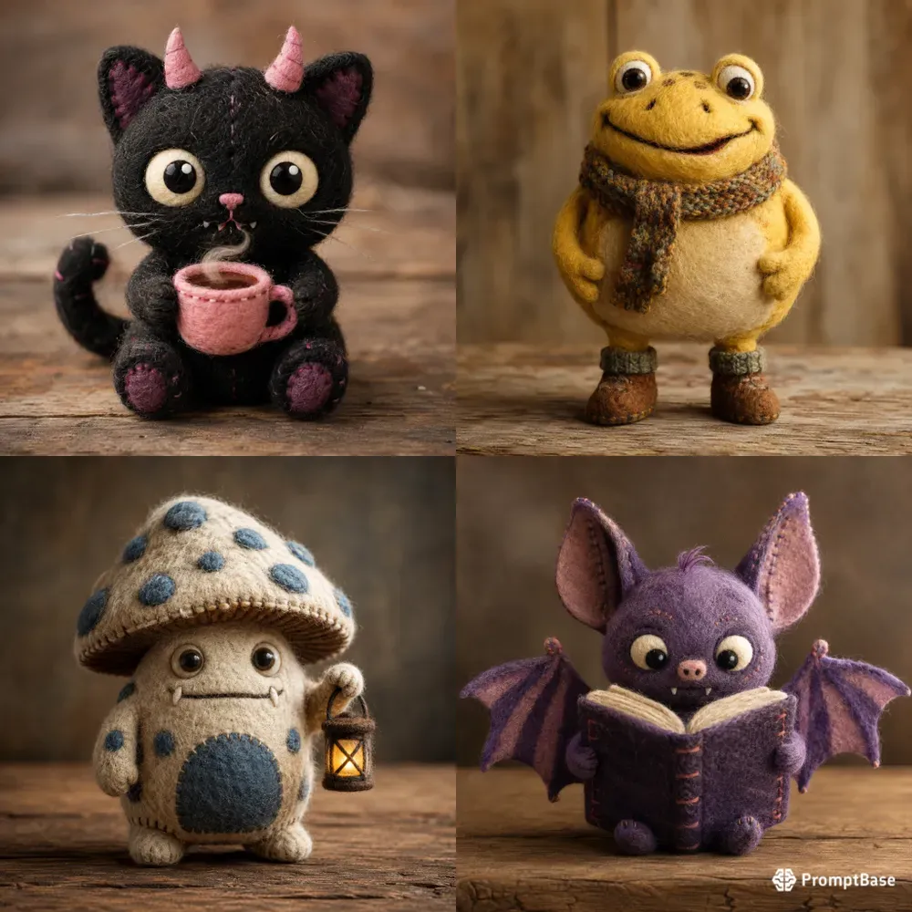 Whimsical Felt Creature Studios
