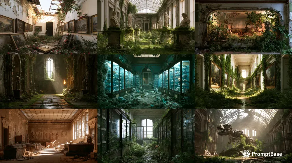 Abandoned Museums Art Generator