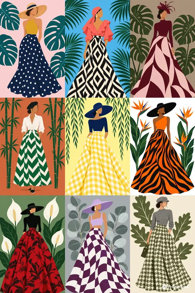 Minimalist Faceless Fashion Vectors