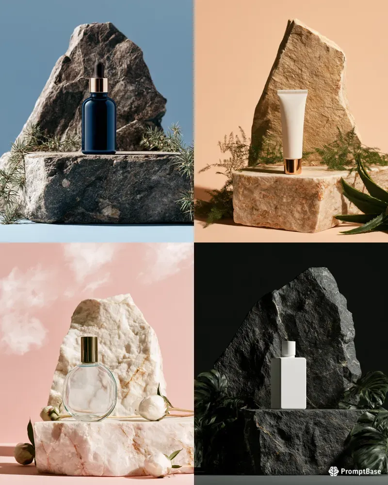 Luxury Cosmetic Perfume Mockups