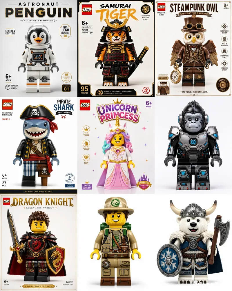 Lego Costume Toy Posters