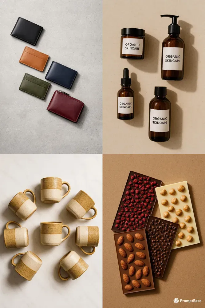 Topdown Flat Lay Product Photography