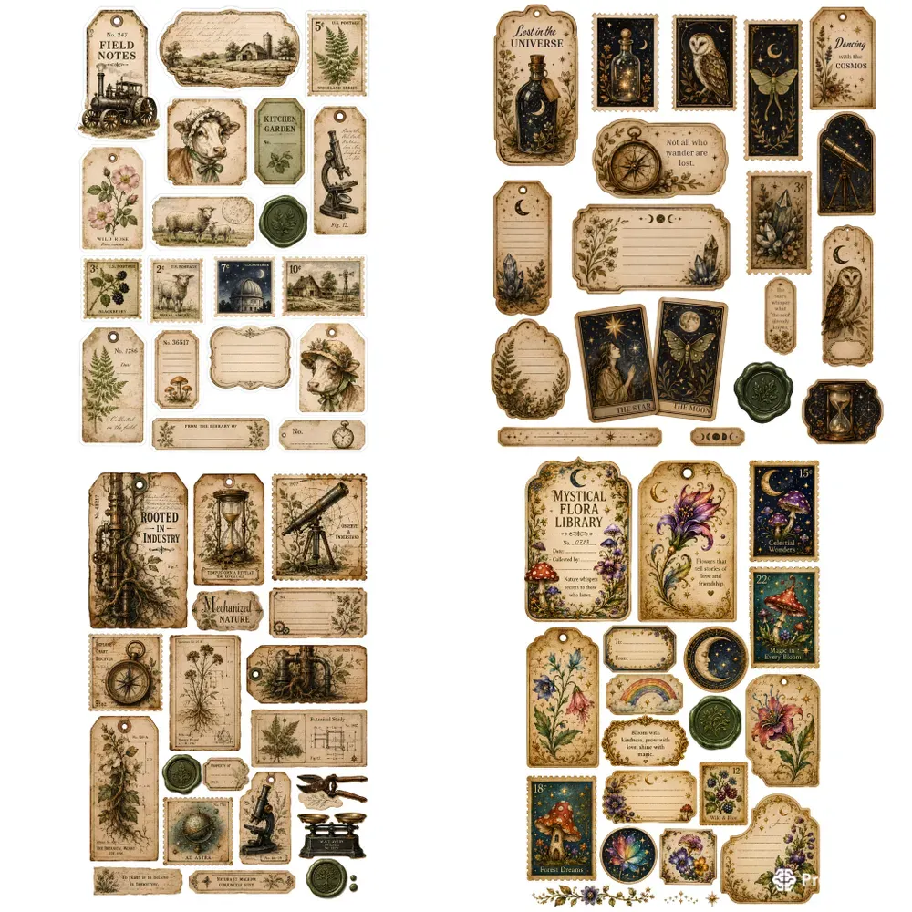 Vintage Botanical Bundle Junk Journals