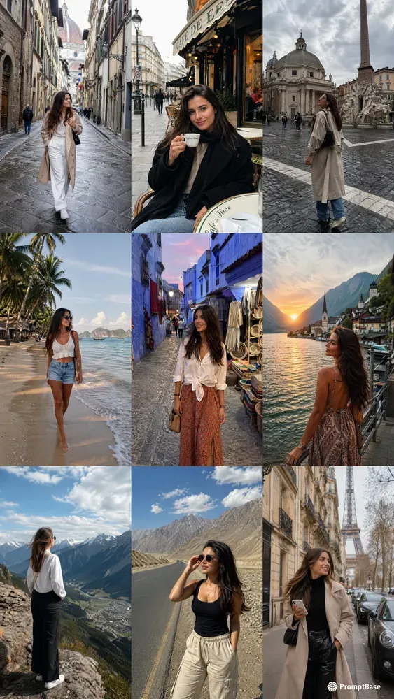 Travel Influencer Lifestyle Photos