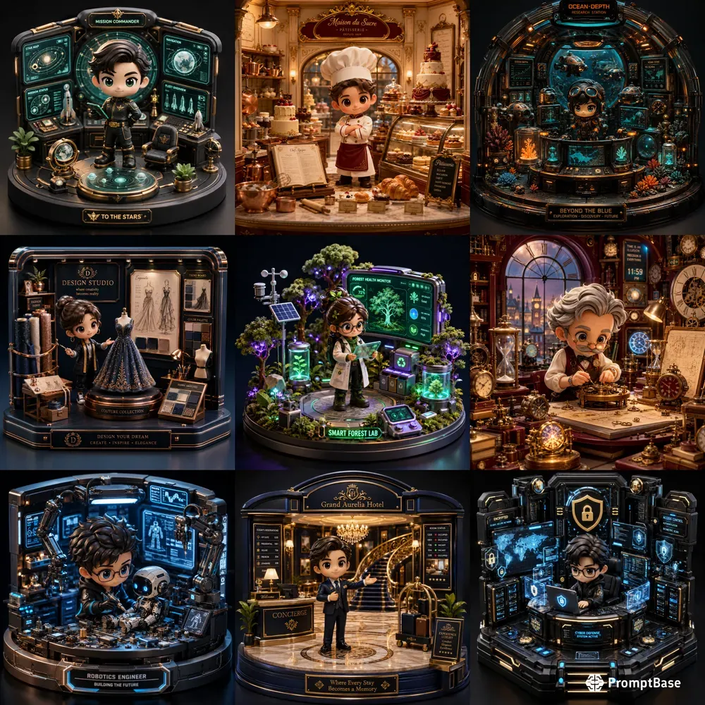 Miniature Business Worlds