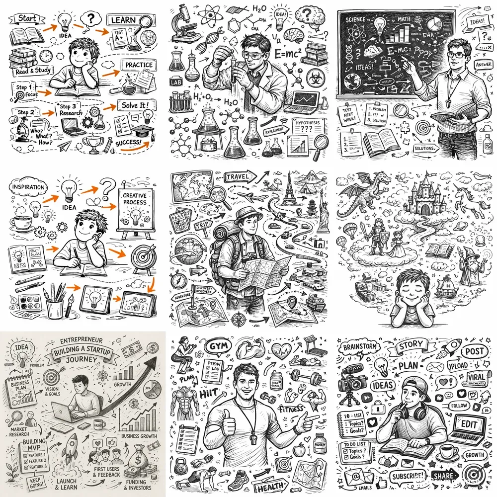 Visual Thinking Doodle Creator Tools