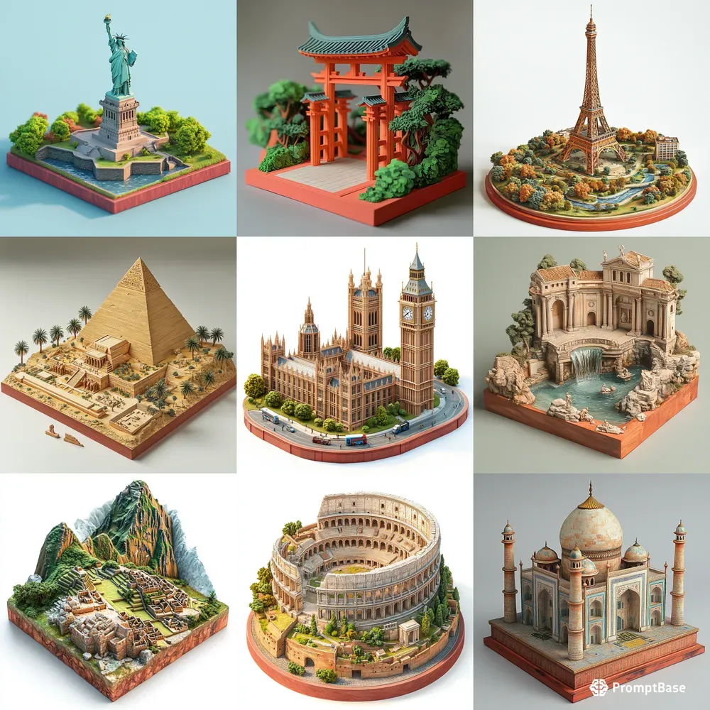 Isometric Arquitectural Miniature Art