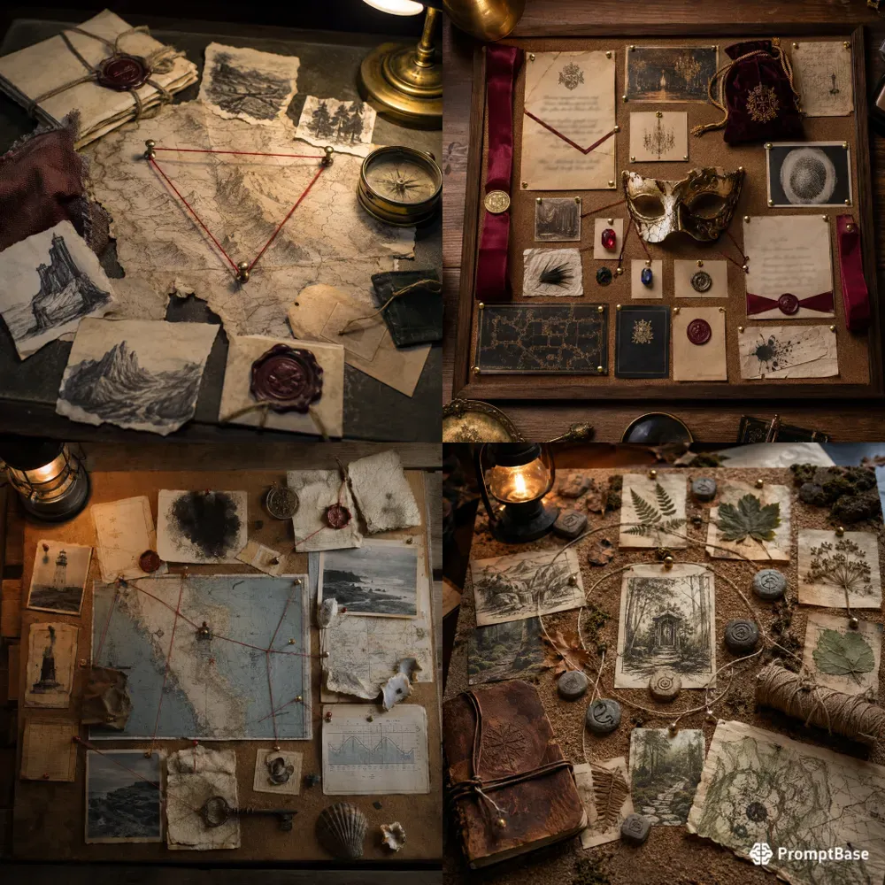 Quest Evidence Board Prop Photo Builders