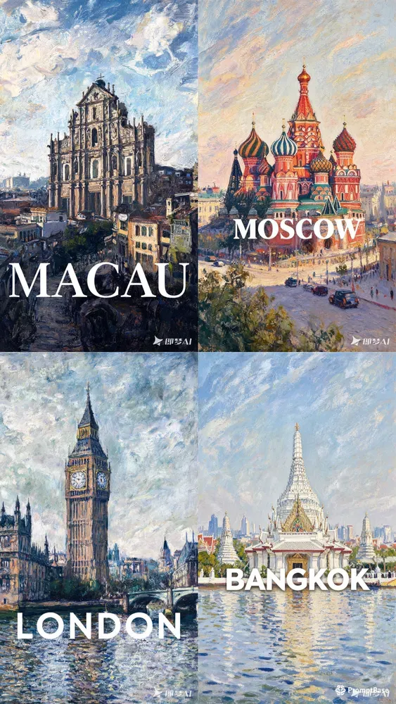 Monet City Posters