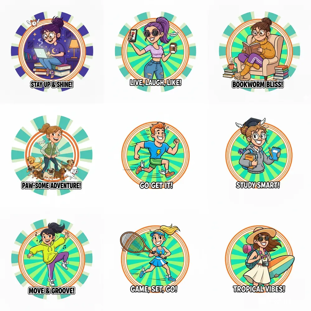 Modern Avatar Cartoon Style