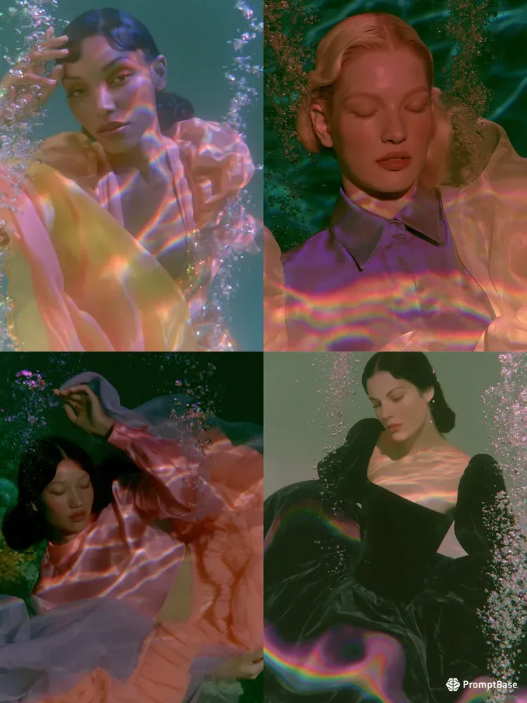 Underwater Fashion Editorials