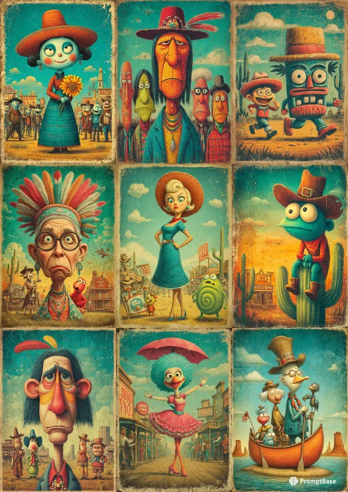 Western Parody Posters