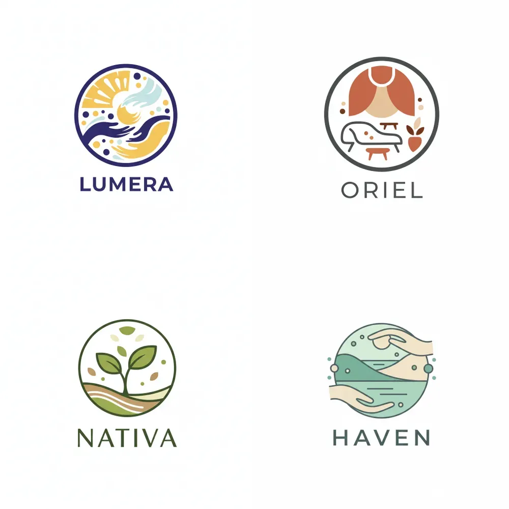 Modern Illustrative Emblem Logos