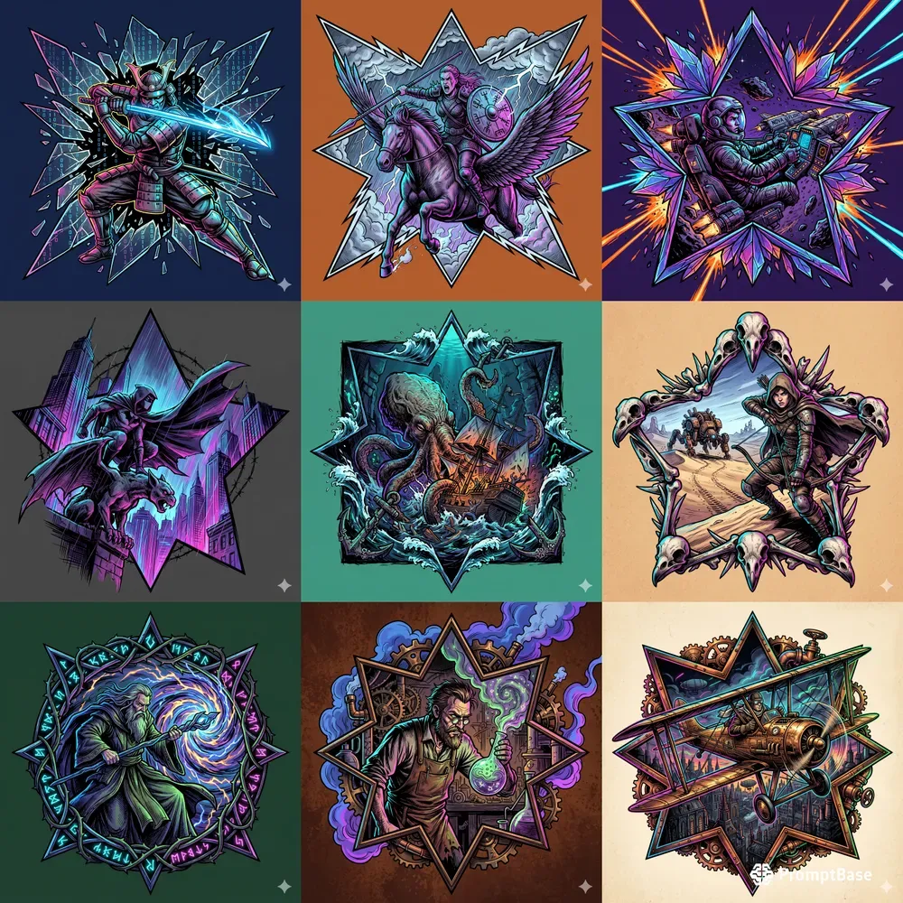 Dynamic Neon Comic Art Wall Decor