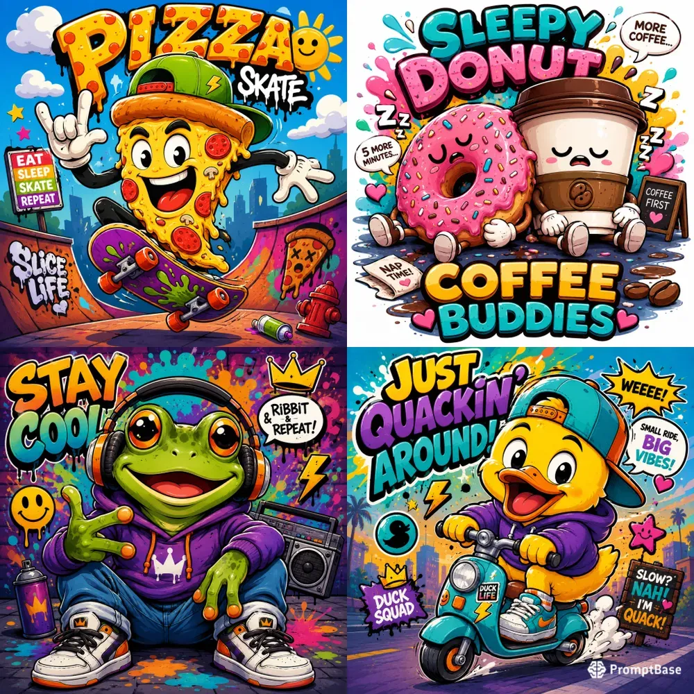 Cartoon Tshirt Design Packs