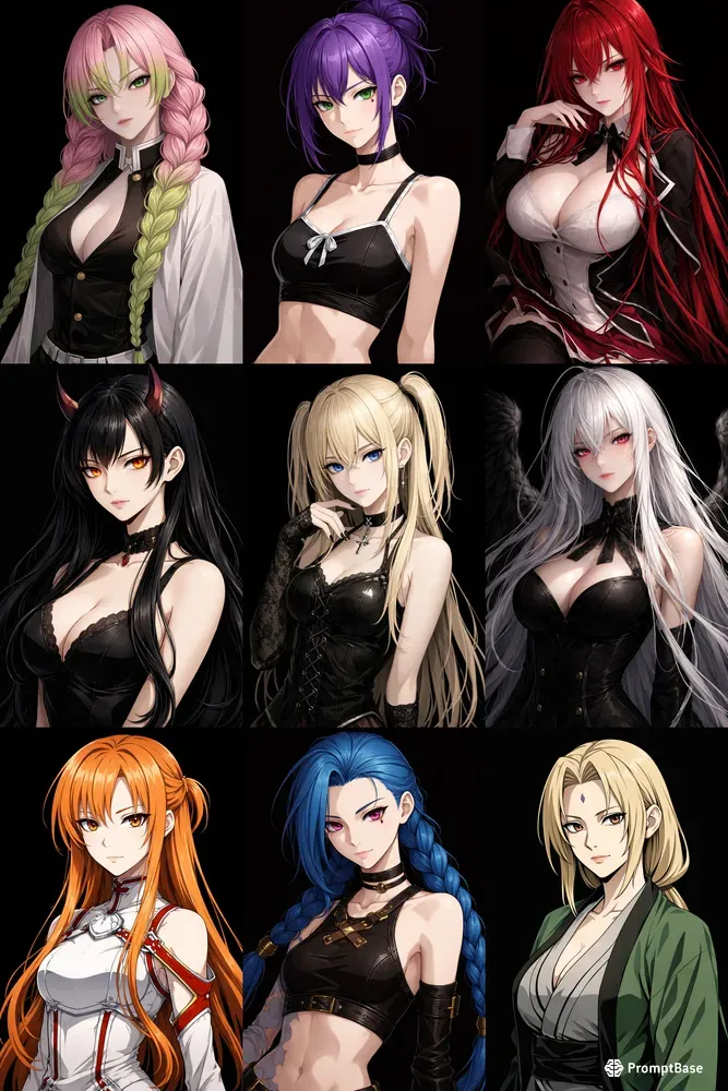 Anime Girl Character Portrait Art