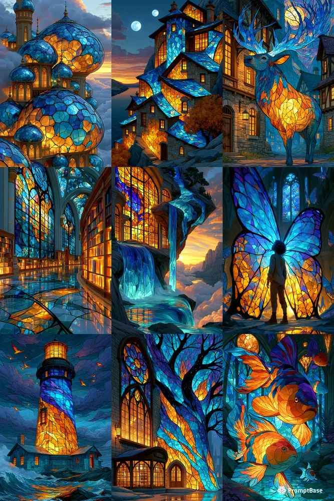 Luminous Glass World Fantasies