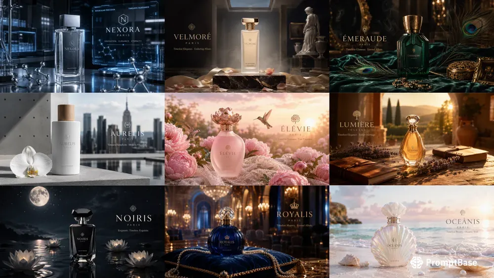 Premium Luxury Perfume Marketing Posters