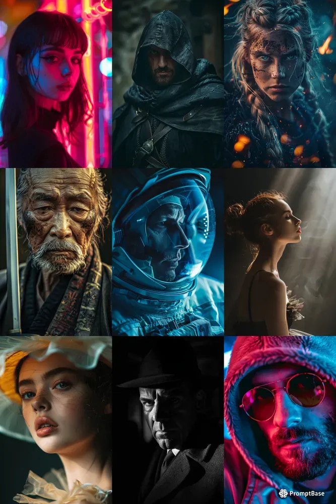 Ultrarealistic Cinematic Portraits Packs