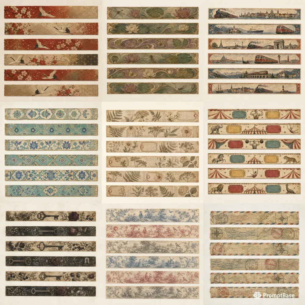 Vintage Washi Tape Creators
