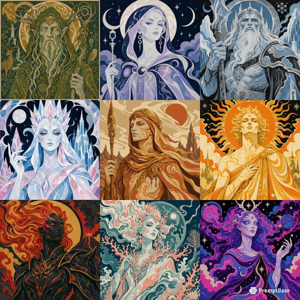 Vintage Fantasy Portraits