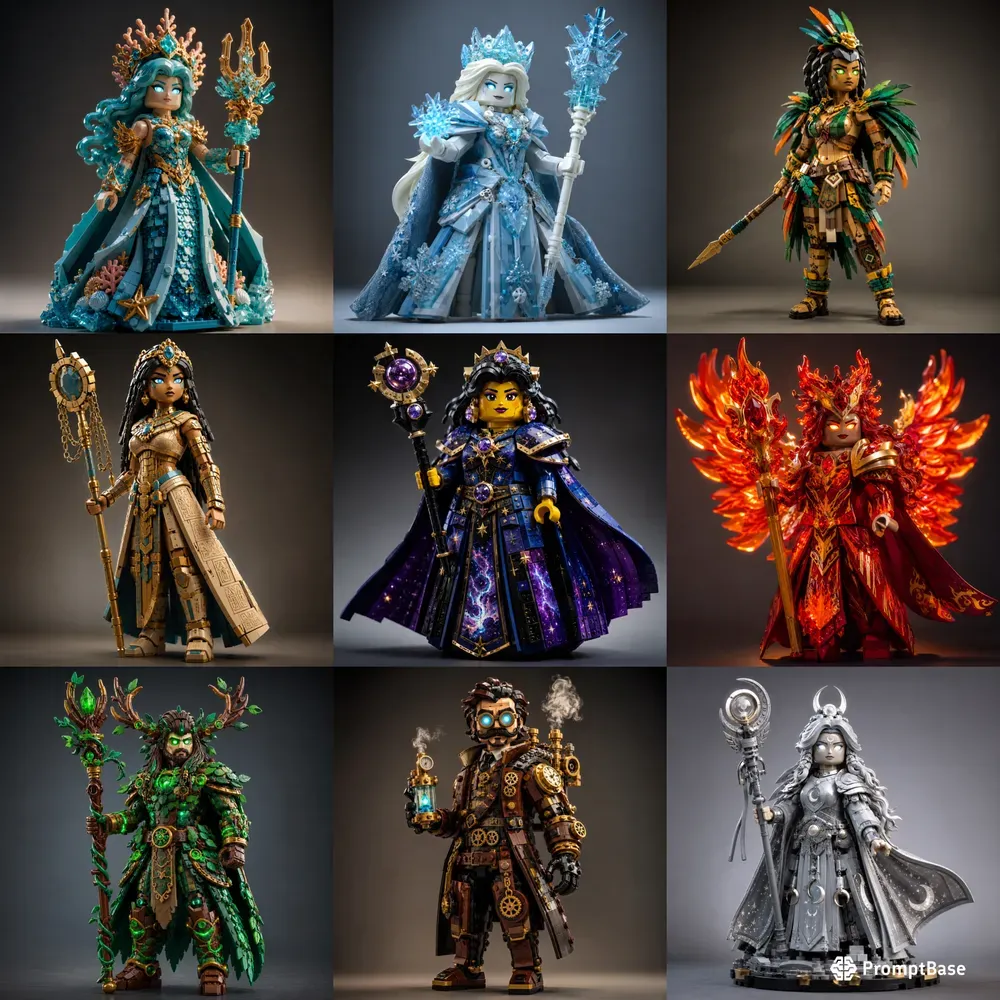 Cinematic Lego Fantasy Characters