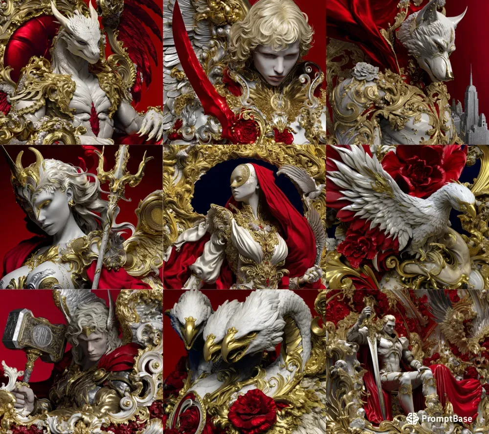 Baroque Regal Mythical Portraiture