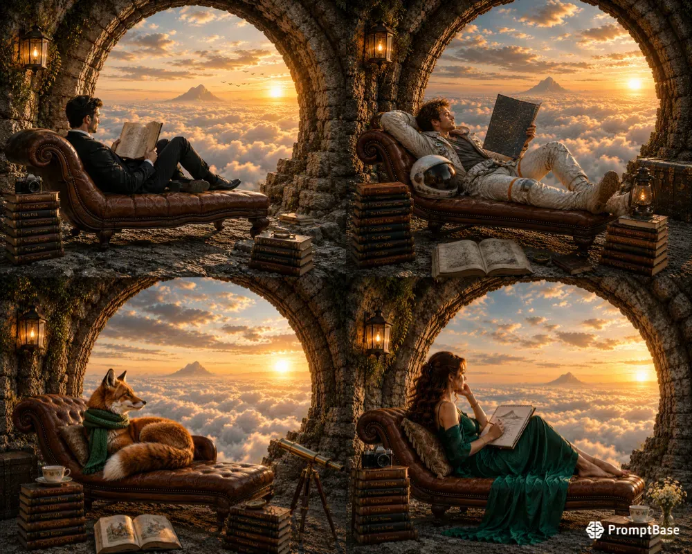 Cloudscape Archway Reading Nooks