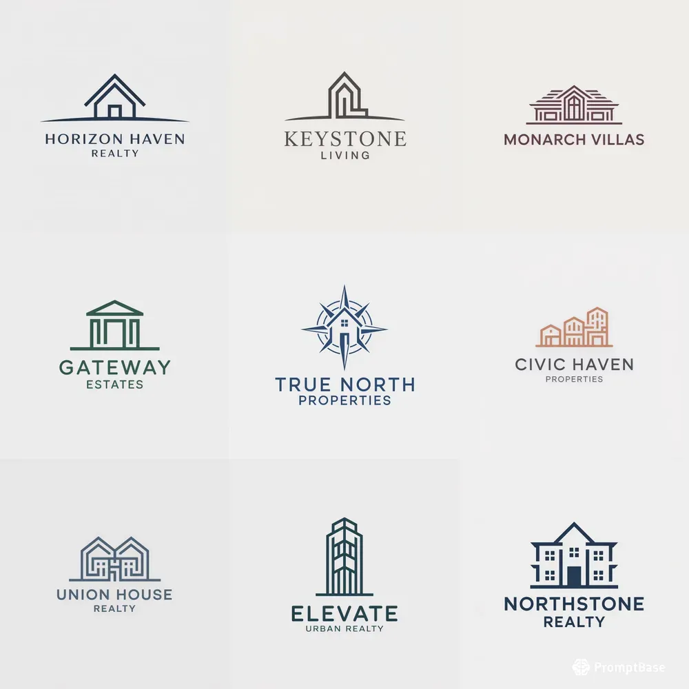 Elite Real Estate Branding Logos
