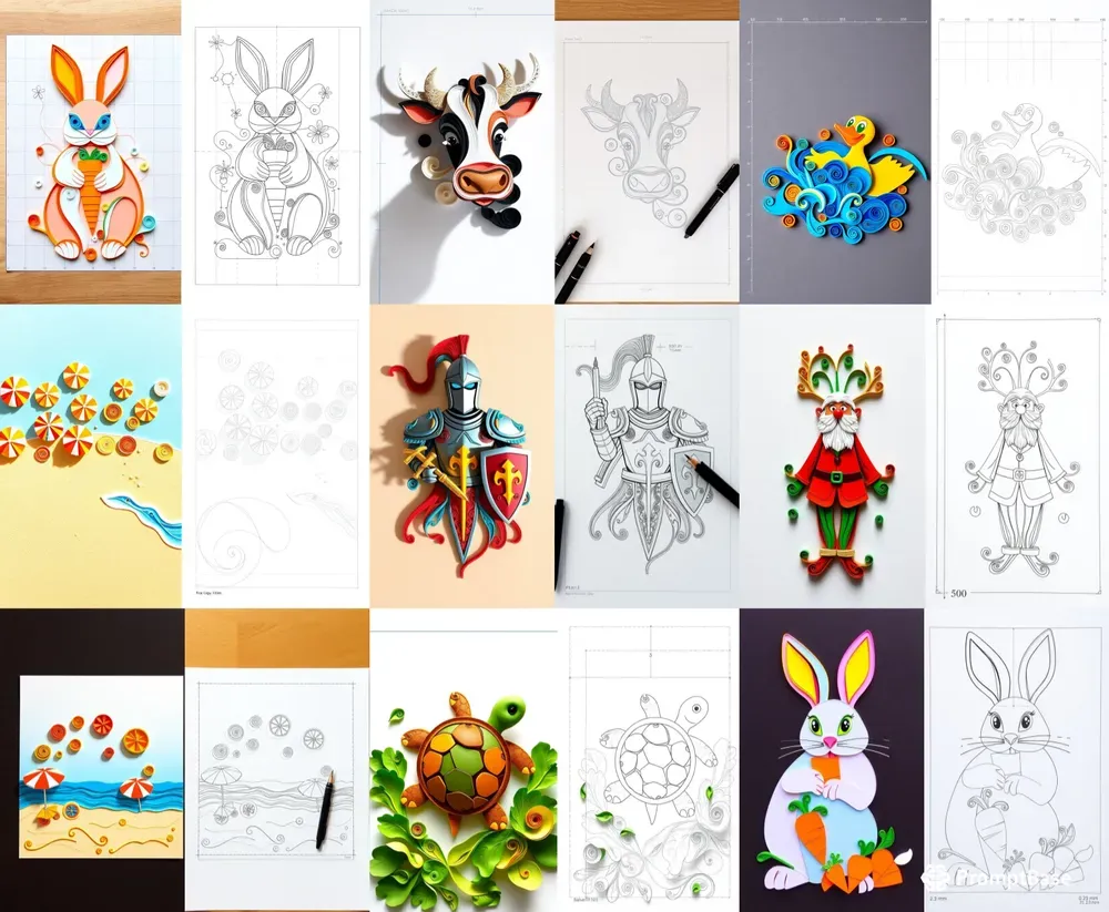Paper Strip Art Tutorials