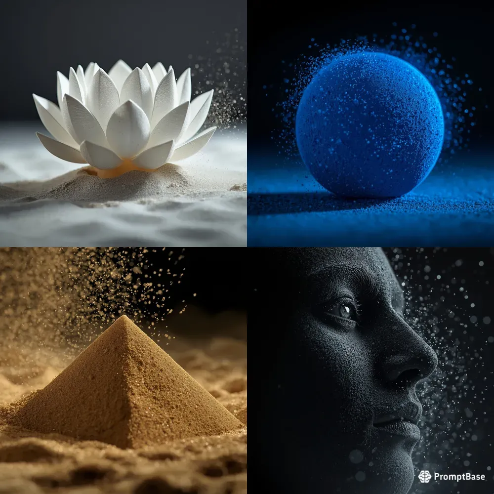 Kinetic Sand Art Sculptures