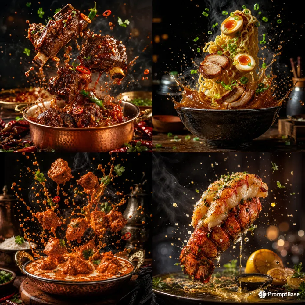 Epic Food Splash Photography