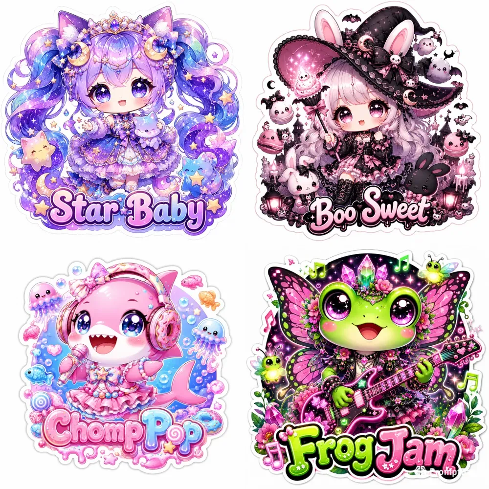 Kawaii Sticker Dream Mascot Sets Deluxe