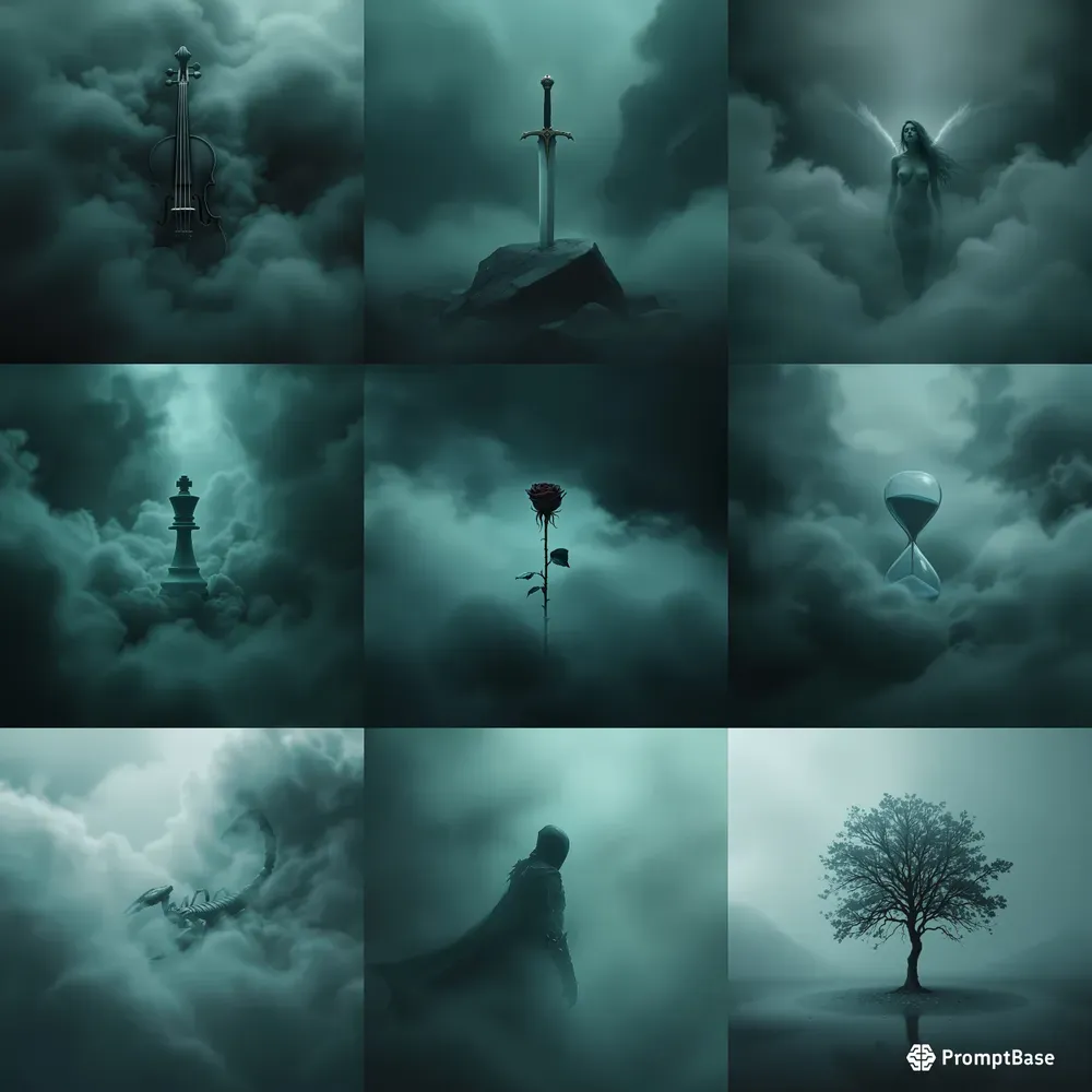 Dark Surreal Minimalism Fog Photography