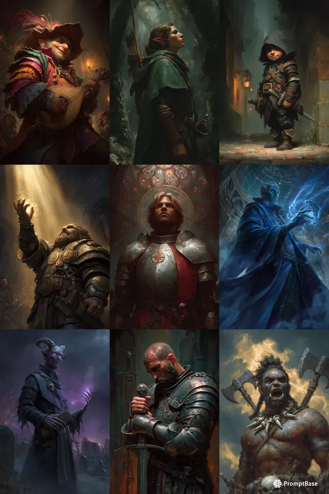 Dnd Character Portraits