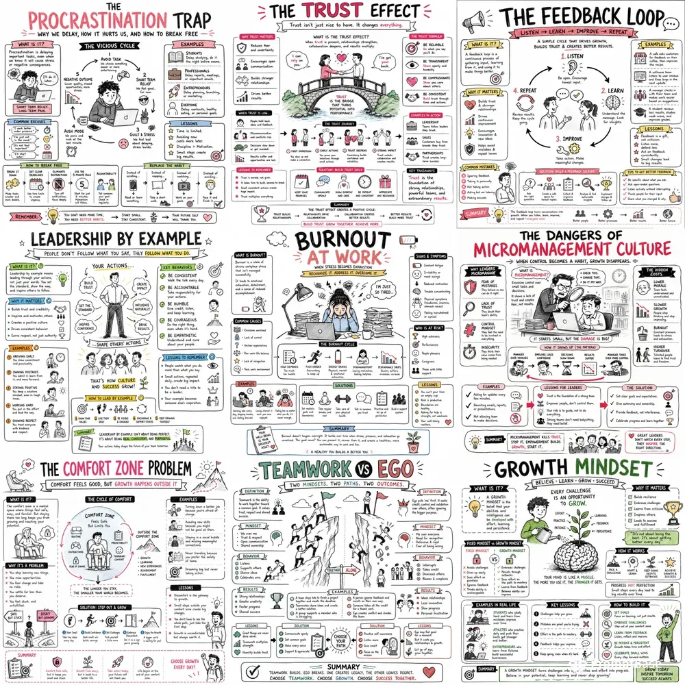 Visual Thinking Infographic Poster Packs