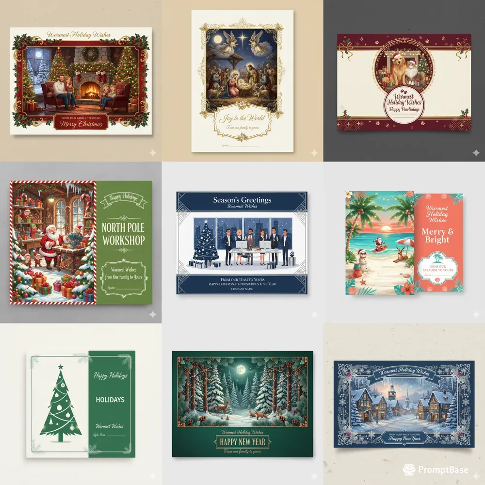 Christmas Card Generators 4K