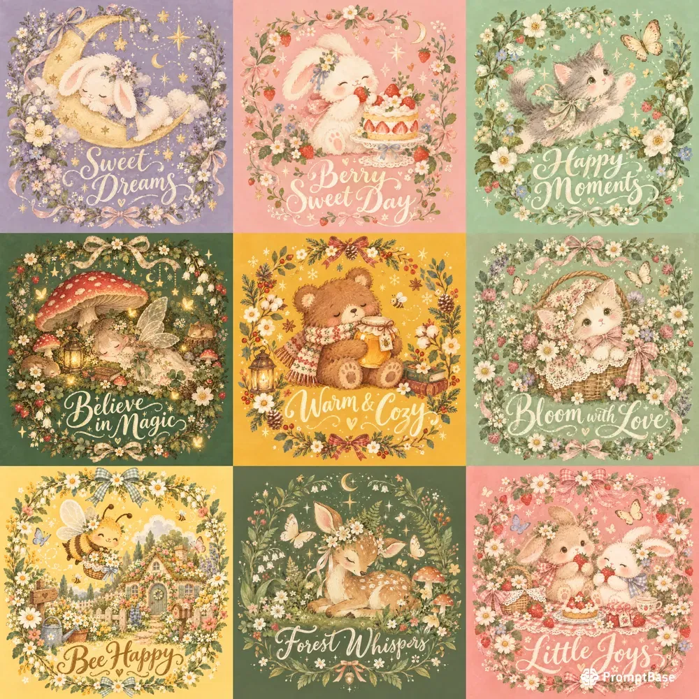 Storybook Stickers With Custom Messages