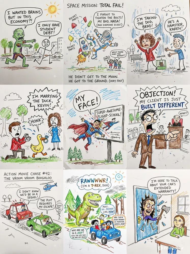 Badly Drawn Meme Parodies