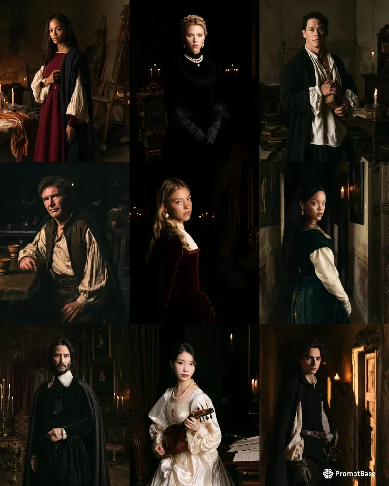 Your Photos In A Baroque Drama