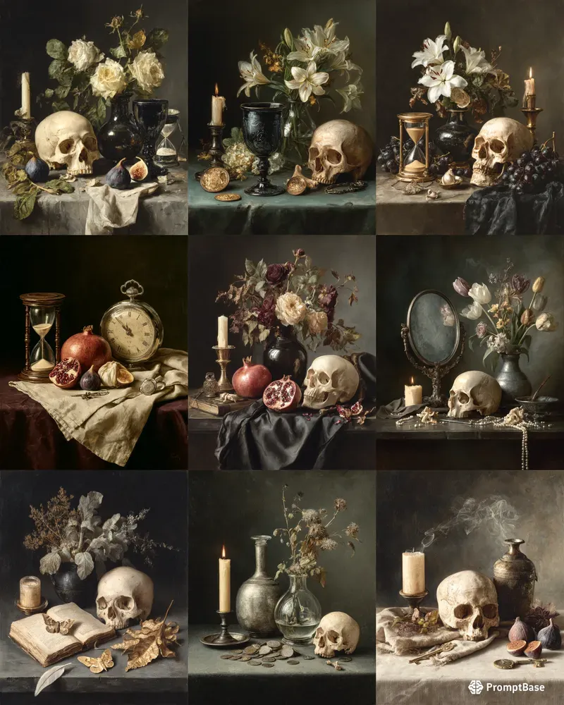 Memento Mori Wall Art