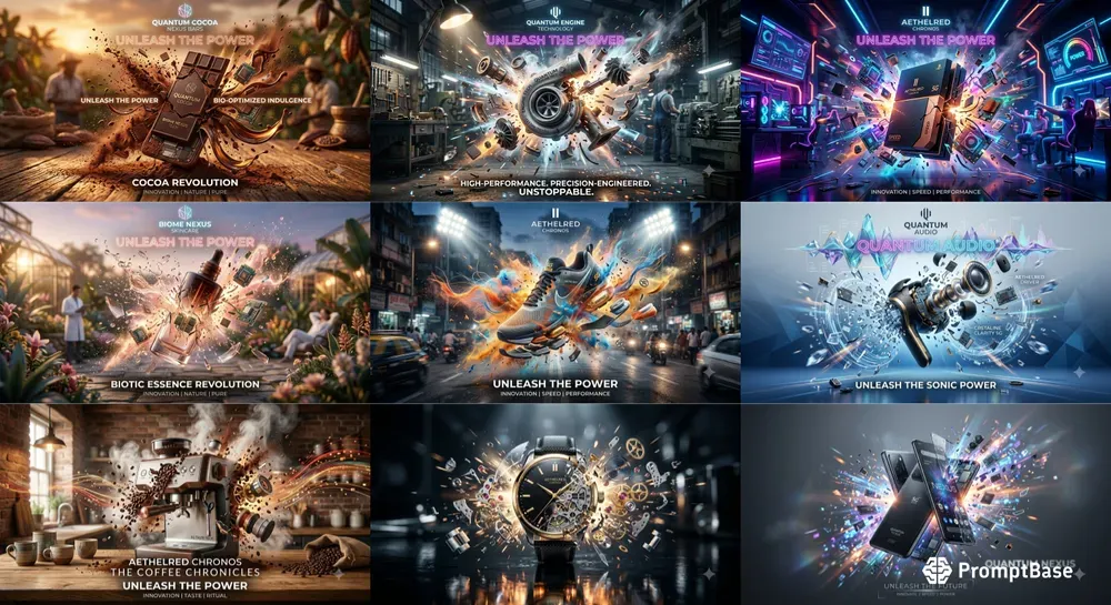 Dynamic Product Explosion Visual Ads