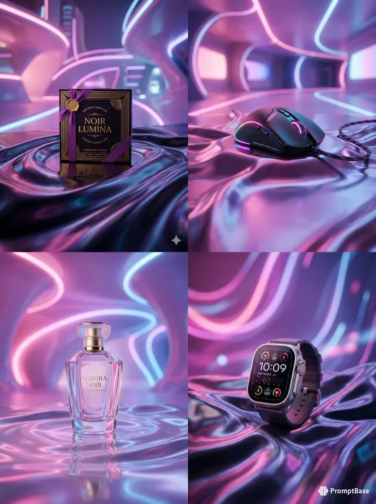 Neon Product Scenes
