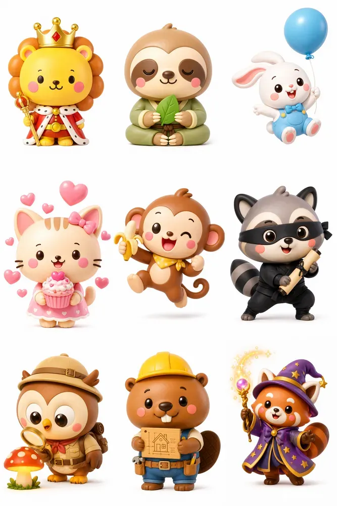 Chibi Foodie 3D Toy Series
