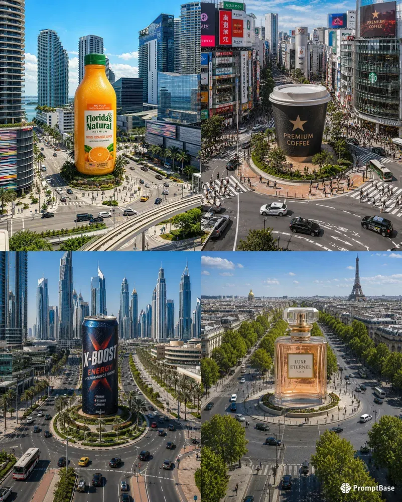 Giant Product City Showcases