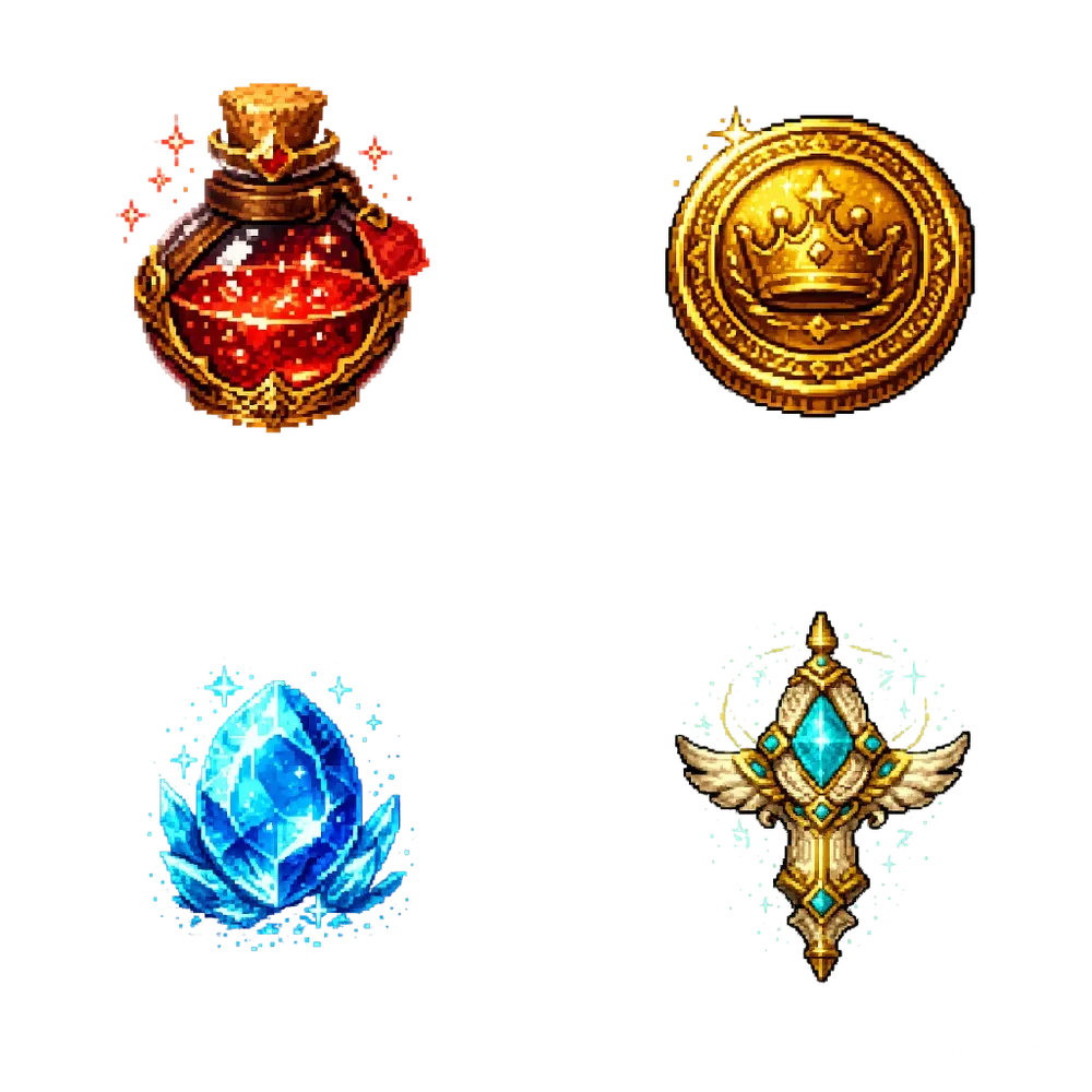 8bit Rpg Loot Icon Generator