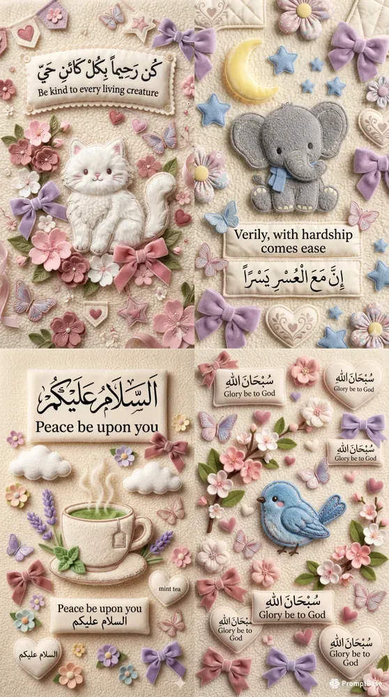 3D Soft Plush Fabric Collage Creators