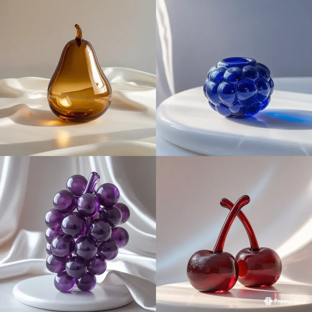 Luxury Glass Fruit Floral Collections
