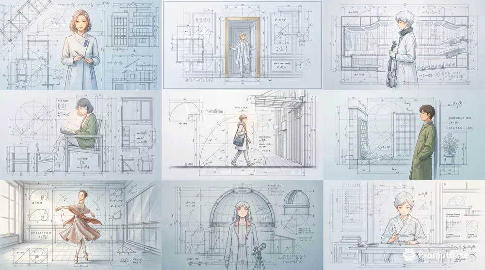 Orthographic Anime Blueprints