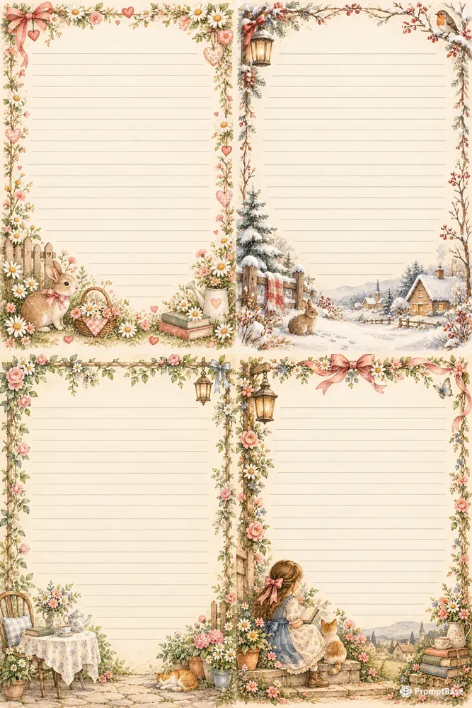 Vintage Storybook Notebooks